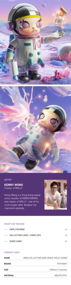 MEGA COLLECTION 400% SPACE MOLLY CANDY -Pop Mart Sale Shop MEGA SPACE MOLLY 400 candy detail 02 MvVTE4Sir6 1200x4771