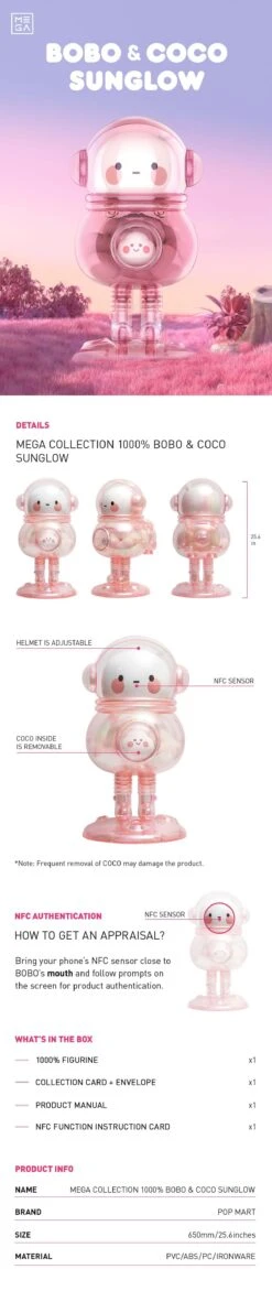 MEGA COLLECTION 1000% BOBO & COCO Sunglow 6 MEGA COLLECTION 1000% BOBO & COCO Sunglow -Pop Mart Sale Shop bobococo sunglow 1000 detail sQc76Vf2bs 1200x5741