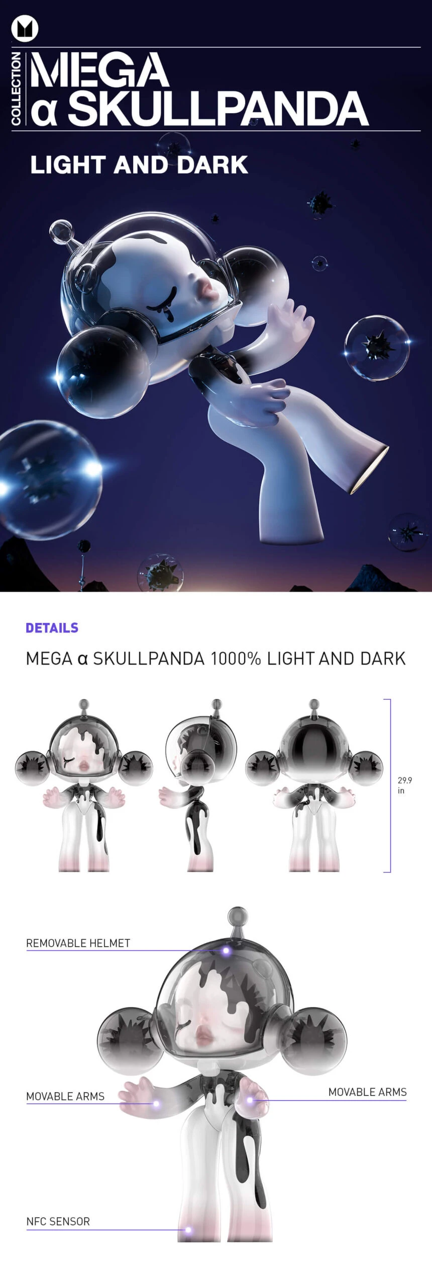 MEGA COLLECTION 1000% α SKULLPANDA Between Light and Dark MEGA COLLECTION 1000% α SKULLPANDA Between Light And Dark -Pop Mart Sale Shop light dark 1000 01 5N97OvUcU0 1200x3573 scaled