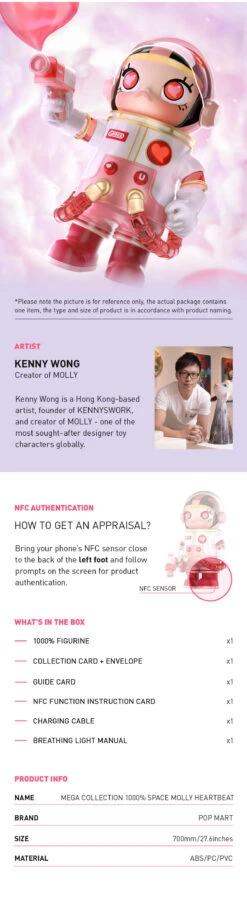 MEGA Collection 1000% SPACE MOLLY Heartbeat 10 MEGA Collection 1000% SPACE MOLLY Heartbeat -Pop Mart Sale Shop mega heartbeat 1000 detail 03 NgqZXsAVPL 1200x4368