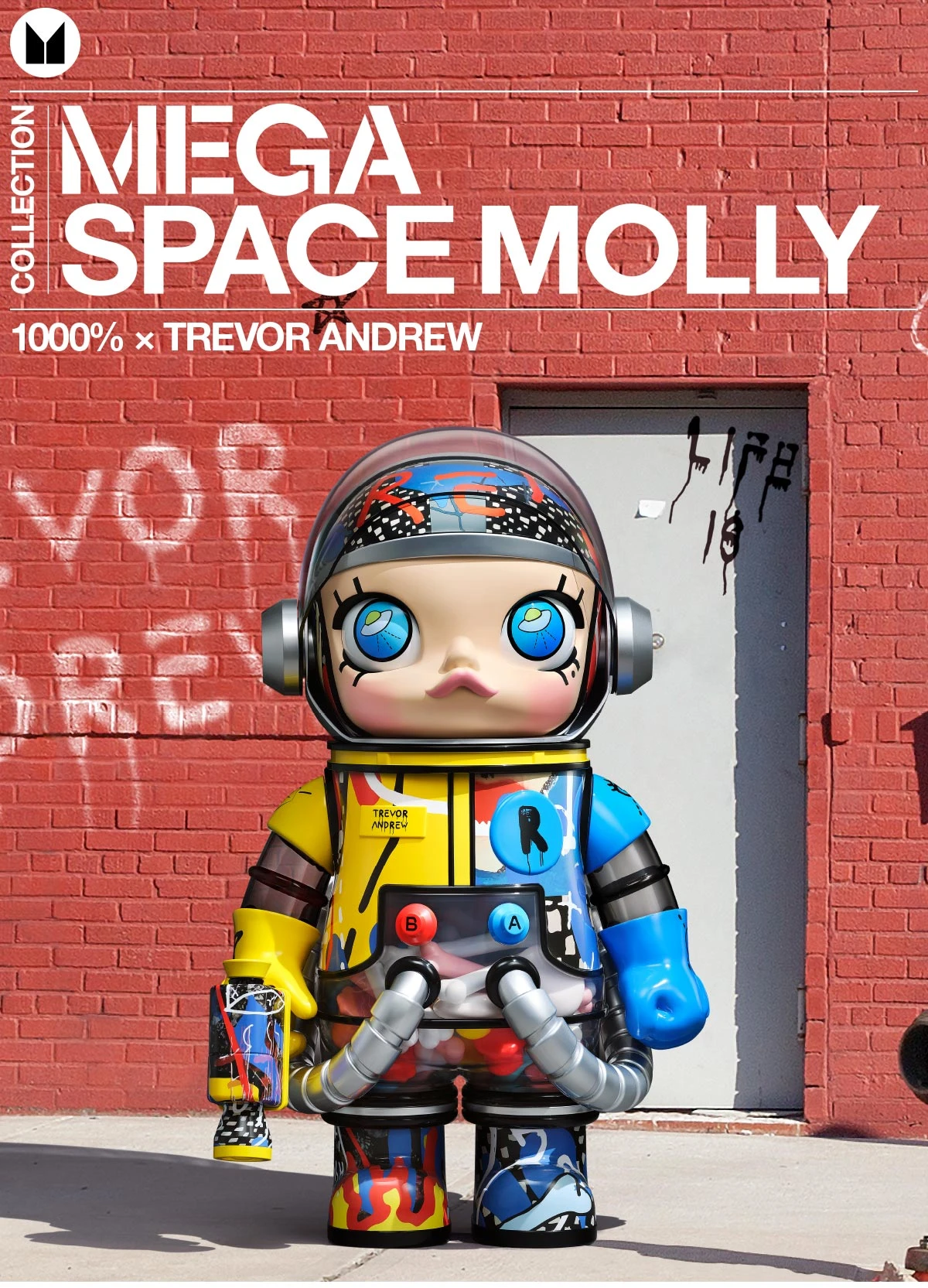 MEGA SPACE MOLLY 1000% Trevor Andrew MEGA SPACE MOLLY 1000% Trevor Andrew -Pop Mart Sale Shop