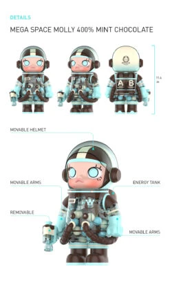 MEGA SPACE MOLLY 400% Mint Chocolate -Pop Mart Sale Shop mint 400 02 gKHxNUZ70z 1200x1986
