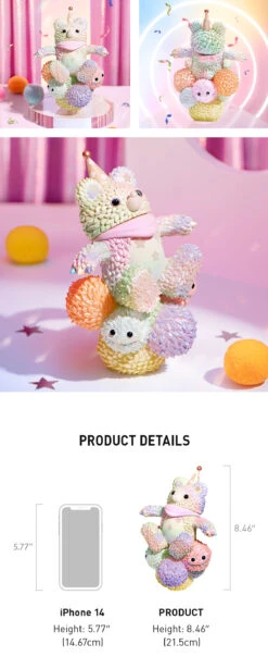 INSTINCTOY Muckey "Big Celebration" Figurine -Pop Mart Sale Shop mucky detail at2xuAYUkq 1200x2988