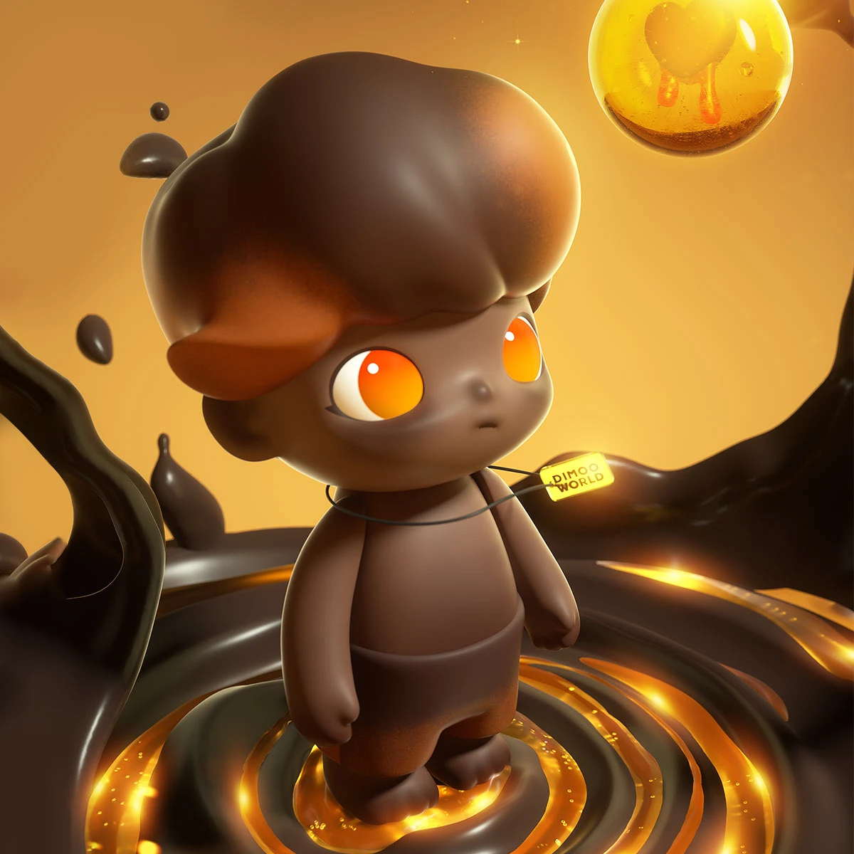 MEGA Collection 400% JUST DIMOO Maple Syrup Cocoa MEGA Collection 400% JUST DIMOO Maple Syrup Cocoa -Pop Mart Sale Shop