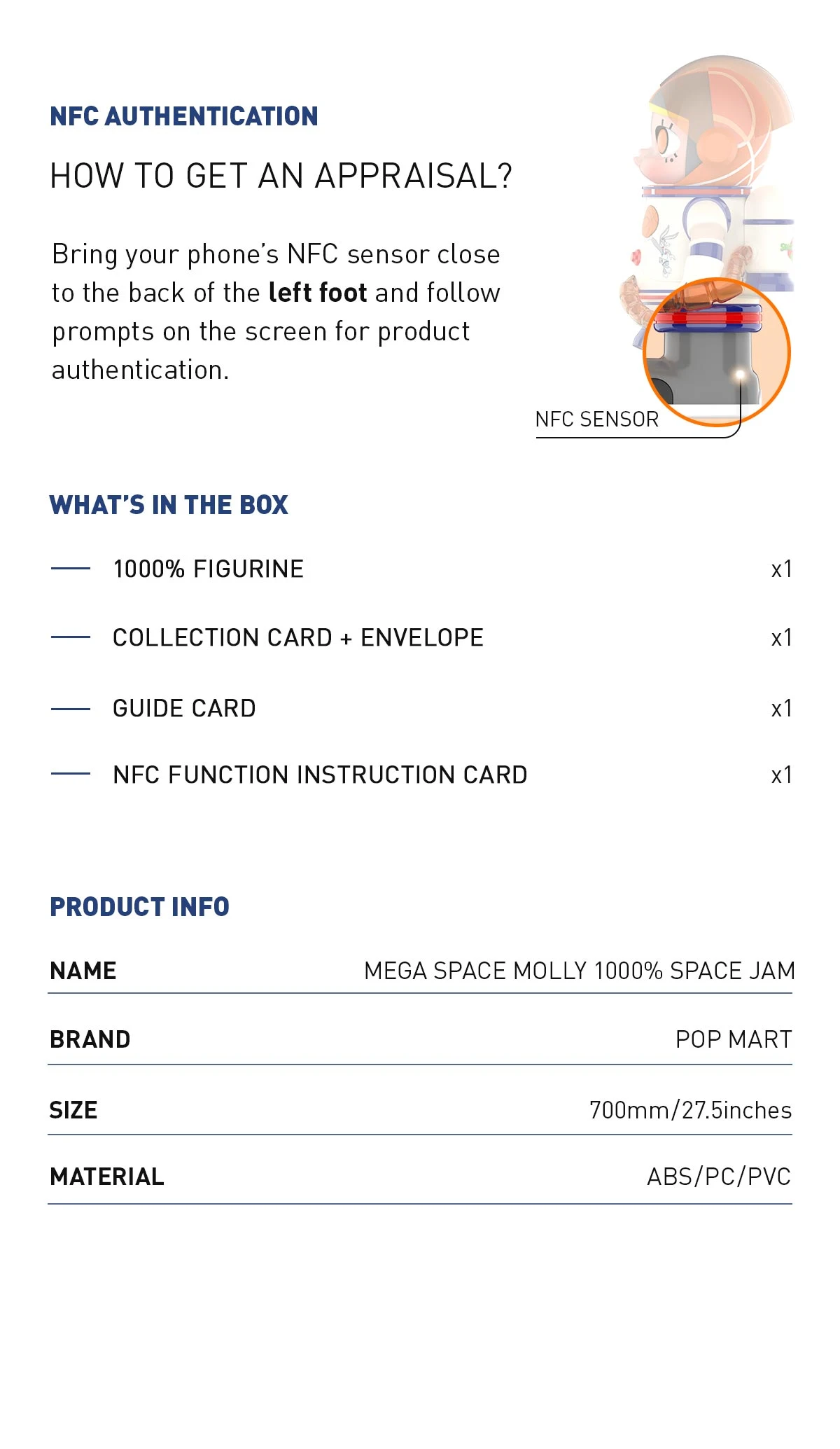 MEGA SPACE MOLLY 1000% SPACE JAM MEGA SPACE MOLLY 1000% SPACE JAM -Pop Mart Sale Shop